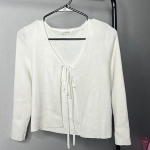 Tie front cardigan